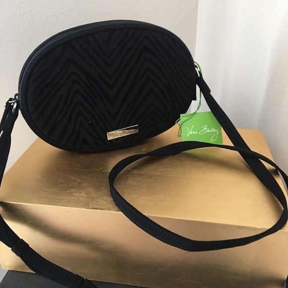 Vera Bradley Handbags - NWT Vera Bradley black zebra print crossbody